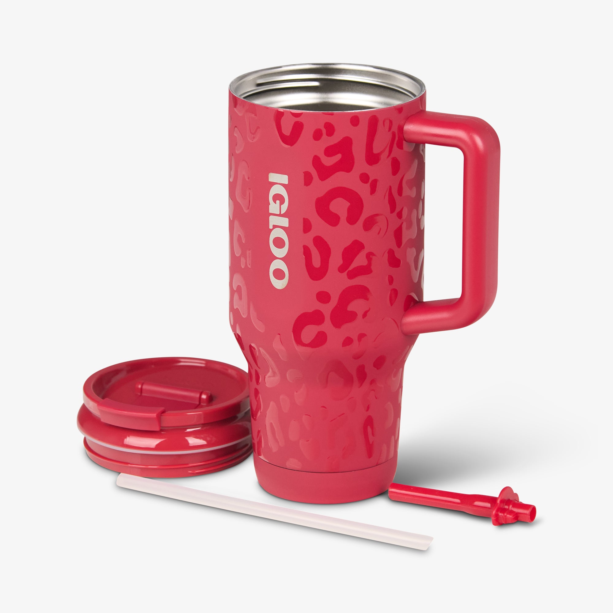 NFL 32 Oz Leopard Flip ‘n’ Sip Travel Mug - Image 47