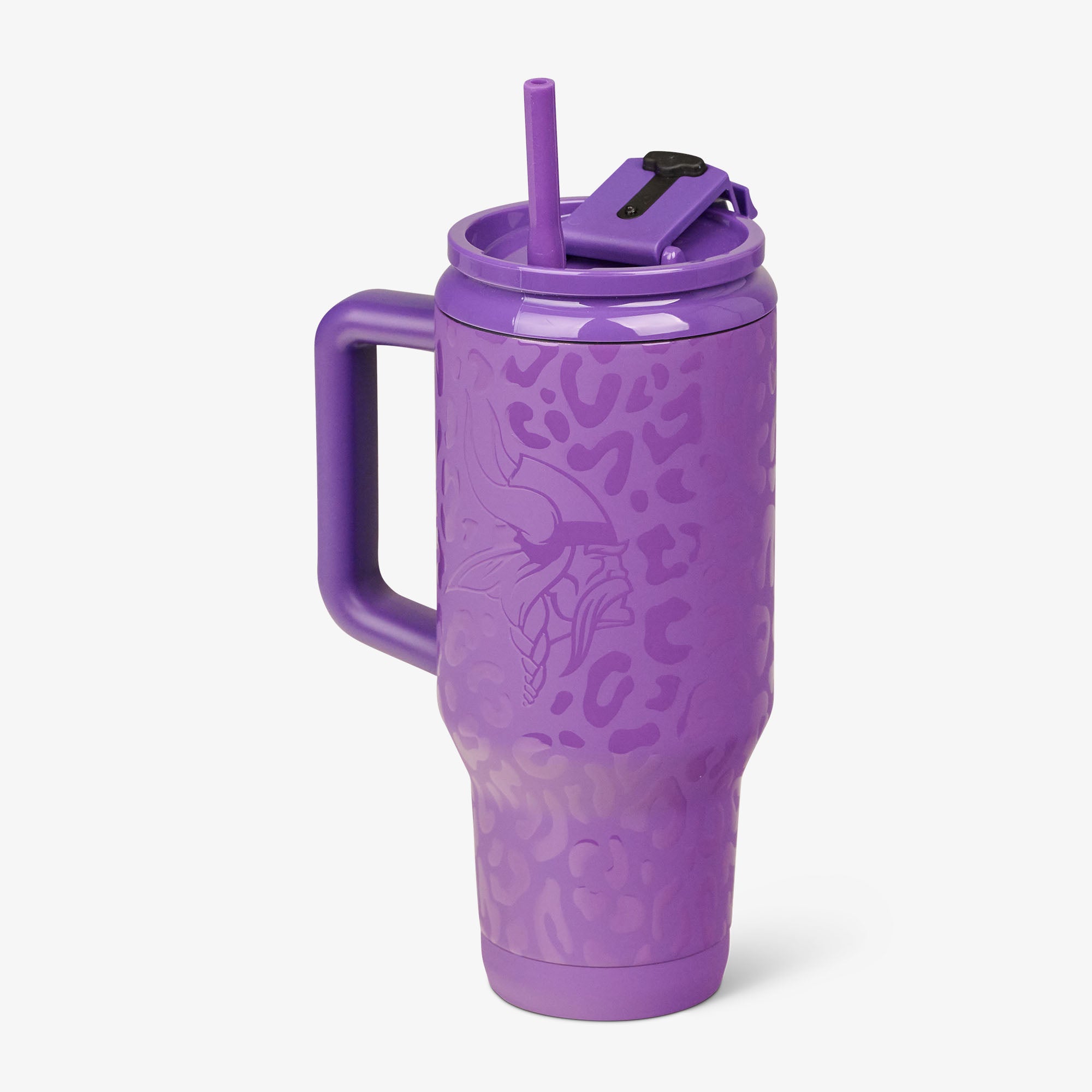 NFL 32 Oz Leopard Flip ‘n’ Sip Travel Mug - Image 37